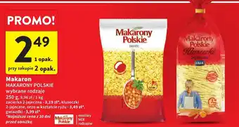 Intermarche Makaron MAKARONY POLSKIE 250 g oferta