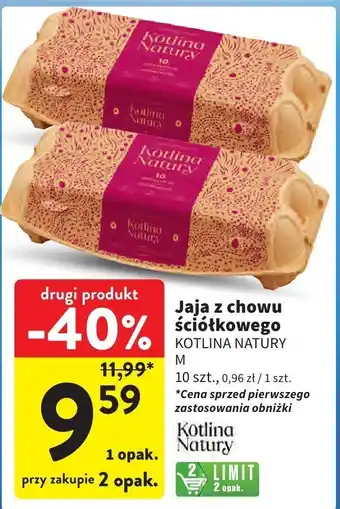 Intermarche Jaja z chowu ściółkowego 10 szt. Kotlina Natury oferta