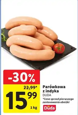 Intermarche Parówkowa z indyka 1kg Duda oferta