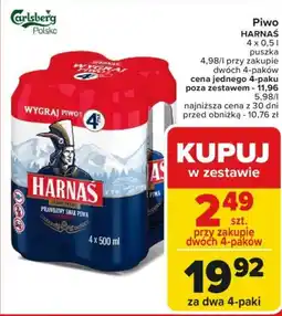 Carrefour Piwo HARNAŚ oferta
