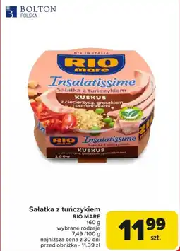 Carrefour Sałatka z tuńczykiem RIO MARE oferta