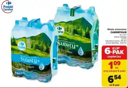 Carrefour Woda mineralna CARREFOUR oferta