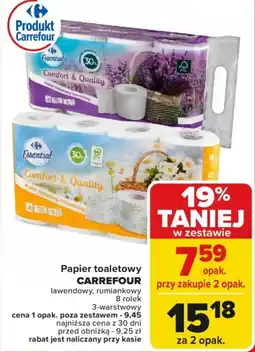 Carrefour Papier toaletowy CARREFOUR oferta