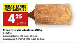 Biedronka Chleb w stylu włoskim, 500 g oferta