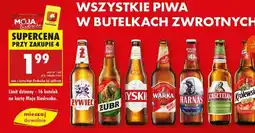 Biedronka WSZYSTKIE PIWA W BUTELKACH ZWROTNYCH oferta