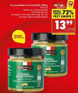 Biedronka Krem pistacjowy Gusto Bello 200 g oferta