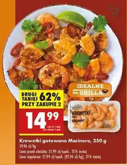Biedronka Krewetki gotowane Marinero 250 g oferta