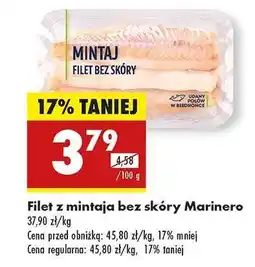 Biedronka Filet z mintaja bez skóry Marinero oferta