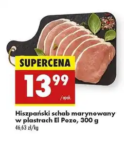 Biedronka Hiszpański schab marynowany w plastrach El Pozo 300 g oferta