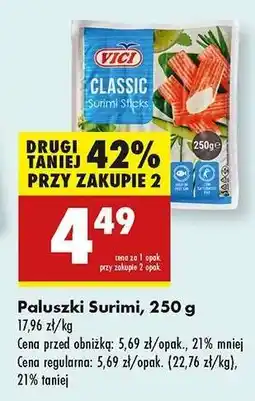Biedronka Paluszki Surimi 250 g oferta