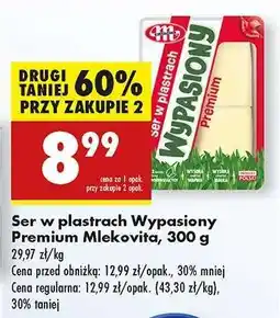 Biedronka Ser w plastrach Wypasiony Premium Mlekovita 300 g oferta