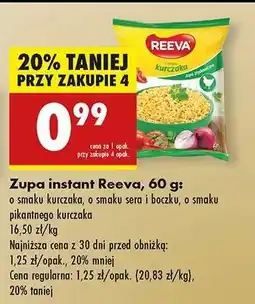 Biedronka Zupa instant Reeva, 60 g oferta