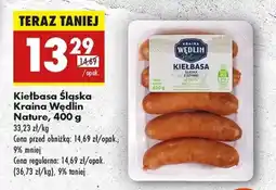 Biedronka Kiełbasa Śląska Kraina Wędlin Nature, 400 g oferta