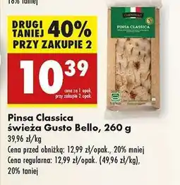 Biedronka Pinsa Classica świeża Gusto Bello, 260 g oferta