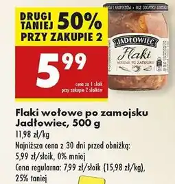Biedronka Flaki wołowe po zamojsku Jadłowiec, 500 g oferta