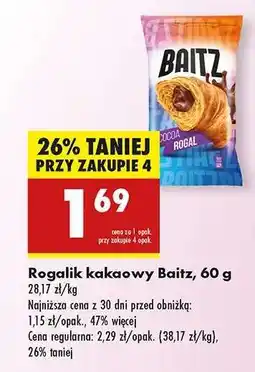 Biedronka Rogalik kakaowy Baitz 60 g oferta