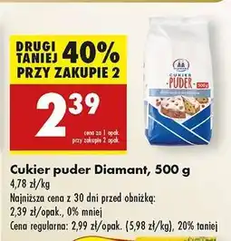 Biedronka Cukier puder Diamant 500 g oferta