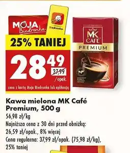 Biedronka Kawa mielona MK Café Premium , 500 g oferta