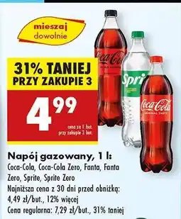 Biedronka Napój gazowany, 1 l oferta