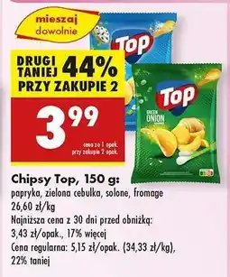 Biedronka Chipsy Top, 150 g oferta