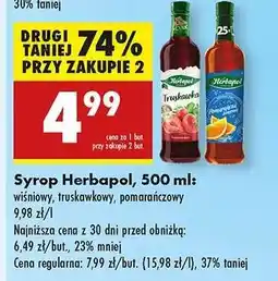Biedronka Syrop Herbapol, 500 ml oferta