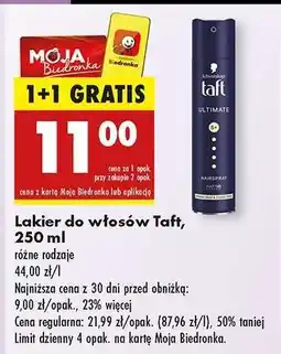 Biedronka Lakier do włosów Taft, 250 ml oferta