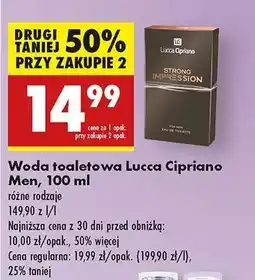 Biedronka Woda toaletowa Lucca Cipriano Men , 100 ml oferta