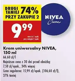 Biedronka Krem uniwersalny NIVEA, 150 ml oferta