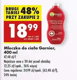 Biedronka Mleczko do ciała Garnier , 400 ml oferta