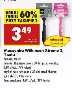 Biedronka Maszynka Wilkinson Xtreme 3, 1 szt oferta