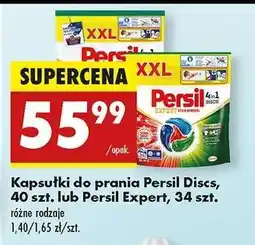 Biedronka Kapsułki do prania Persil Discs, 40 szt. lub Persil Expert, 34 szt oferta