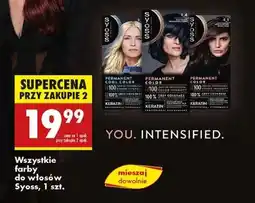 Biedronka Wszystkie farby do włosów Syoss, 1 szt oferta