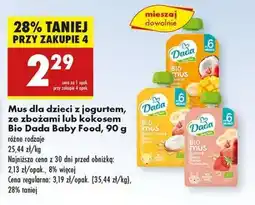 Biedronka Bio Dada Baby Food, 90 g oferta