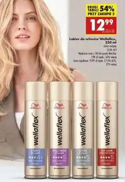 Biedronka Lakier do włosów Wellaflex, 250 ml oferta