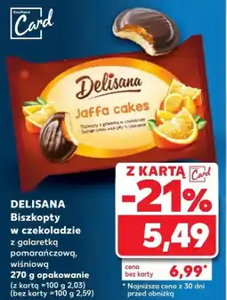Kaufland Biszkopty z galaretką Delisana oferta