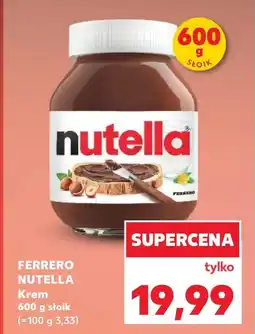 Kaufland Krem orzechowy Nutella oferta