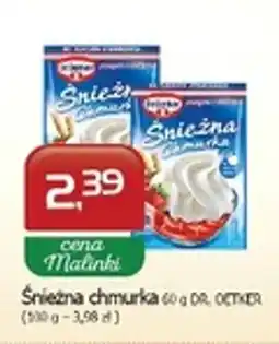 Malinka Market Śnieżna chmurka DR. OETKER oferta
