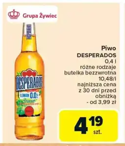Carrefour Piwo Desperados oferta