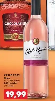 Kaufland Wino Carlo Rossi Rose oferta