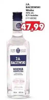 Kaufland Wódka J.a. Baczewski Monopolowa oferta