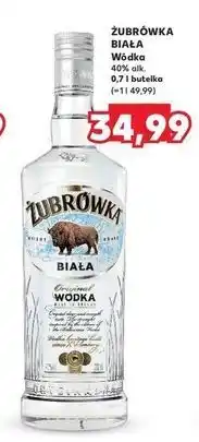 Kaufland Wódka Żubrówka Biała oferta