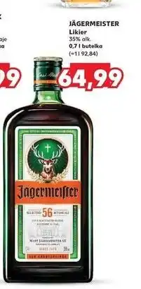 Kaufland Likier Jagermeister oferta