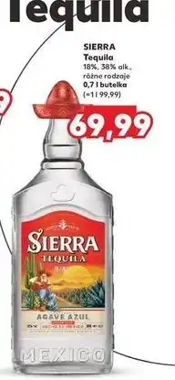 Kaufland Tequila Sierra Silver oferta