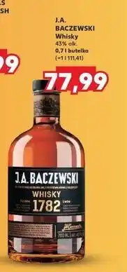 Kaufland Whisky J.a. Baczewski 1782 oferta