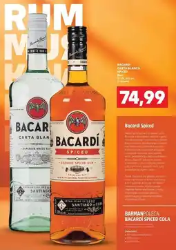 Kaufland Rum Bacardi Spiced oferta