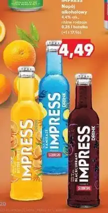 Kaufland Drink blackcurrant Sobieski Impress oferta