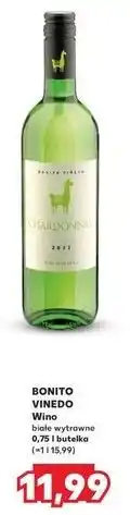 Kaufland Wino Bonito Vinedo Chardonnay oferta