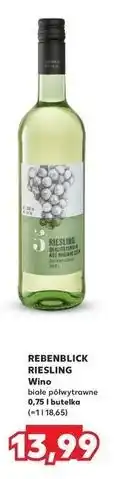 Kaufland Wino Rebenblick Riesling oferta