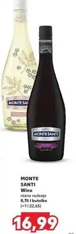 Kaufland Wino Monte Santi Elderflower oferta