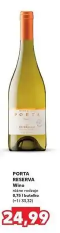 Kaufland Wino wytrawne Porta Reserva Chardonnay oferta